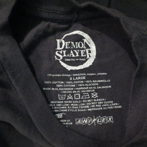 Anime Graphic Black Tee - Short Sleeve - Picture 2 of 3